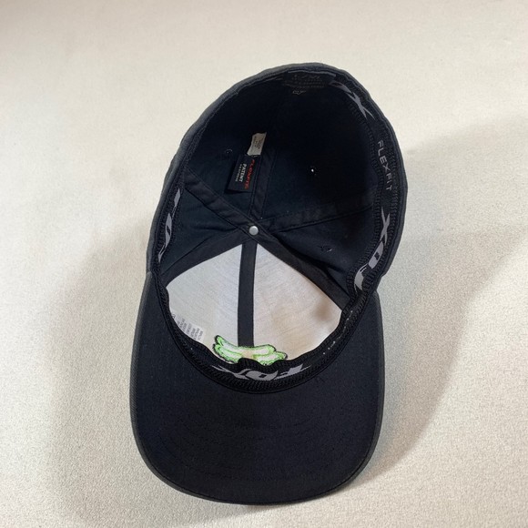 Fox racing fitted baseball cap hat large - XL black - Picture 5 of 6